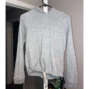 Hoodie with front tie